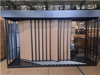 Flip-Open Exhibition Hall Product Rack