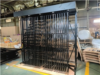 Metal Multi - Tiered Display Rack With Integrated Lighting
