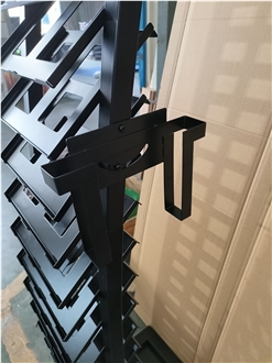 Tall Metal Hole - Board Display Rack With Multiple Tiers