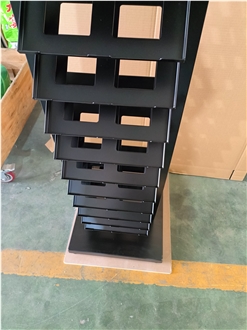 Tall Metal Hole - Board Display Rack With Multiple Tiers