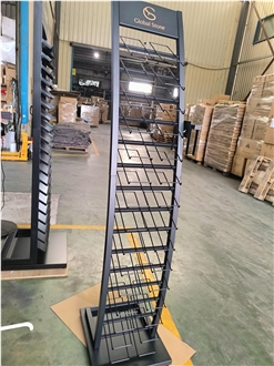 Vertical Stone Sample Display Stand