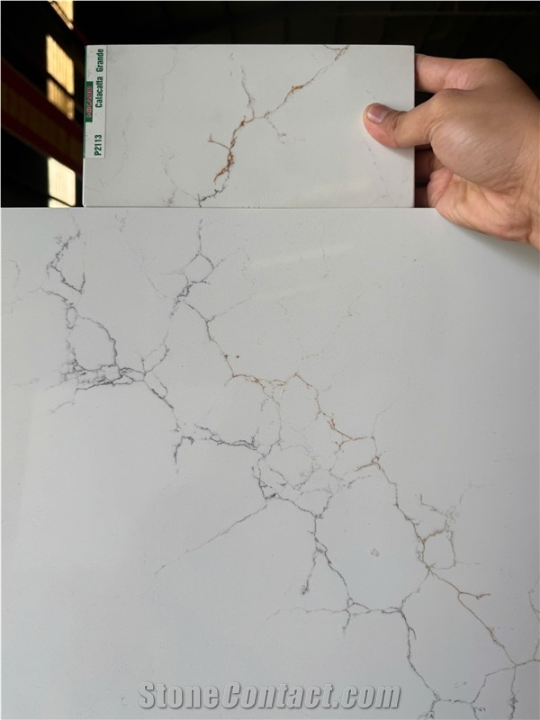 Calacatta Grande Quartz Slabs