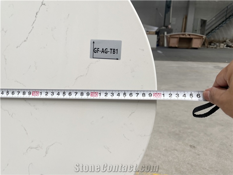 Carrara White Quartz Commercial Counters