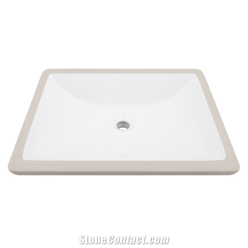 18X13 Inch Undermount Porcelain Sink