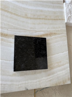 Black Granite Honeycomb Backed Stone Panels