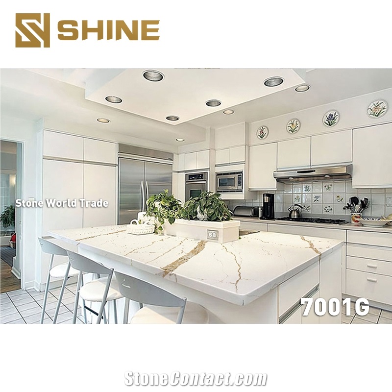 Engineered Quartz Slab Modern Design Solid Surface Slabs