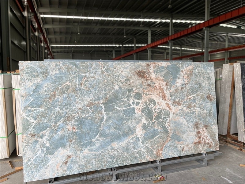 Agate Green Sintered Stone Slabs