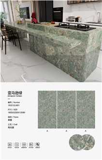 Amazon Green Sintered Stone Slabs