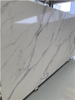 Engineered Calacatta Quartz Slabs