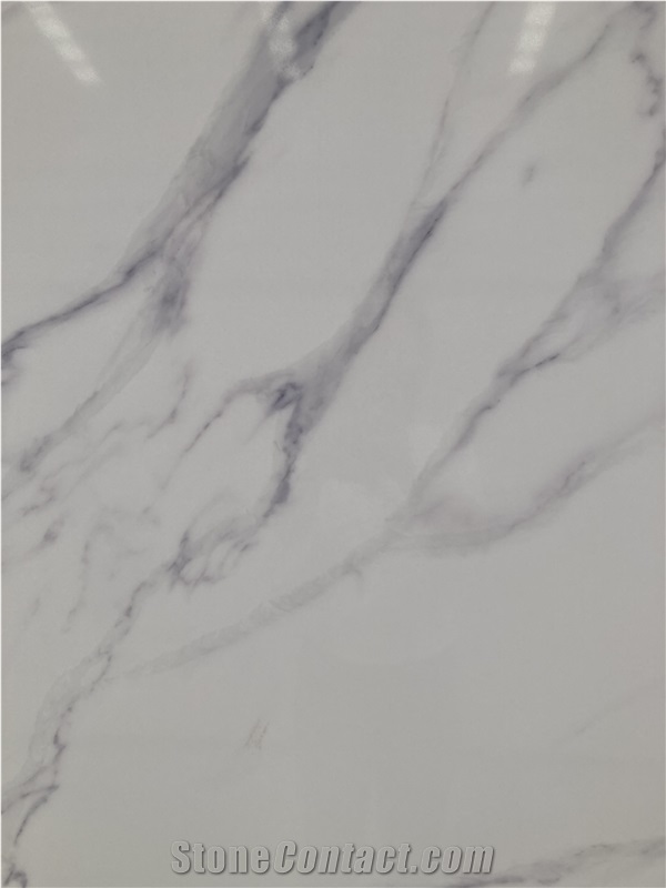 Engineered Calacatta Quartz Slabs