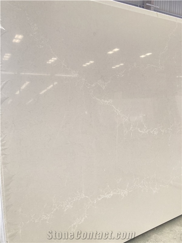 Engineered Calacatta Quartz Slabs Jade Design