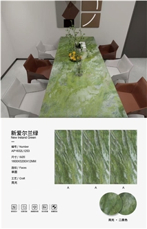 Ireland Green Sintered Stone Slabs