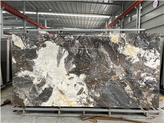 Mountain Ocean Blue Sintered Stone Slabs