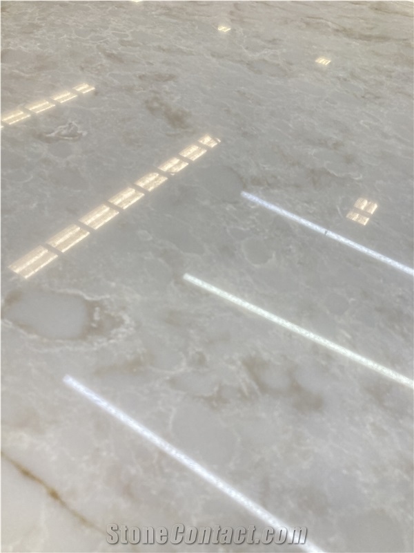 Taj Mahal Full Body Quartz Slabs