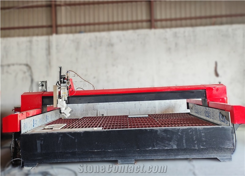 5 Axis CNC Precision Accurate High Pressure Stone Slab Waterjet Cutter