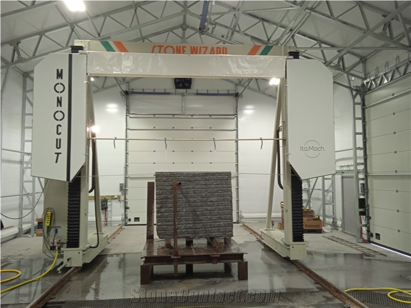 Stonewizard Monocut Single Wire Block Squaring Machine