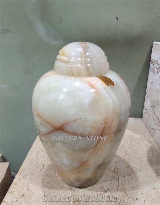Funeral Urns New Design White Marble