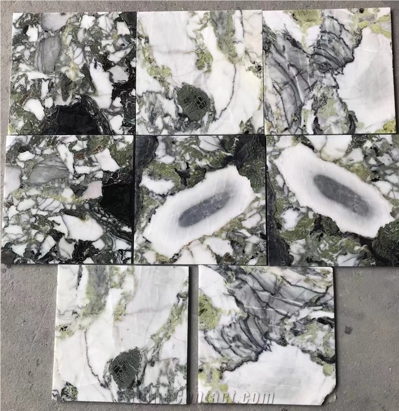 Cold Jade Marble Natural Masterpiece Tiles