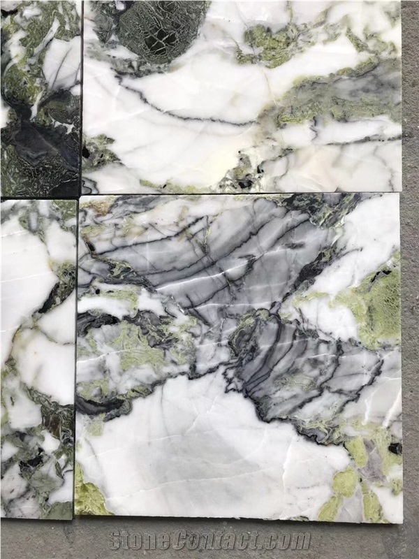 Cold Jade Marble Natural Masterpiece Tiles