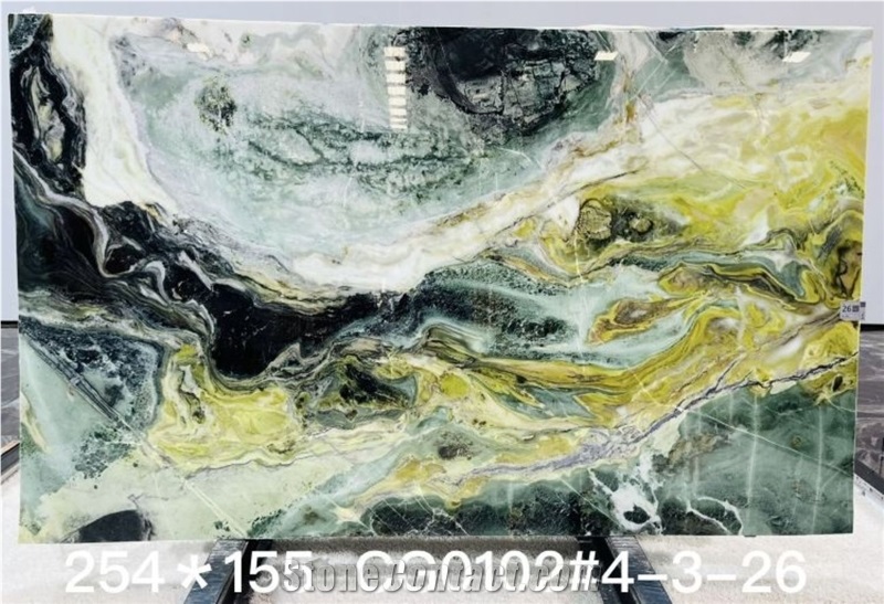 Dreaming Jade Green Marble Slabs