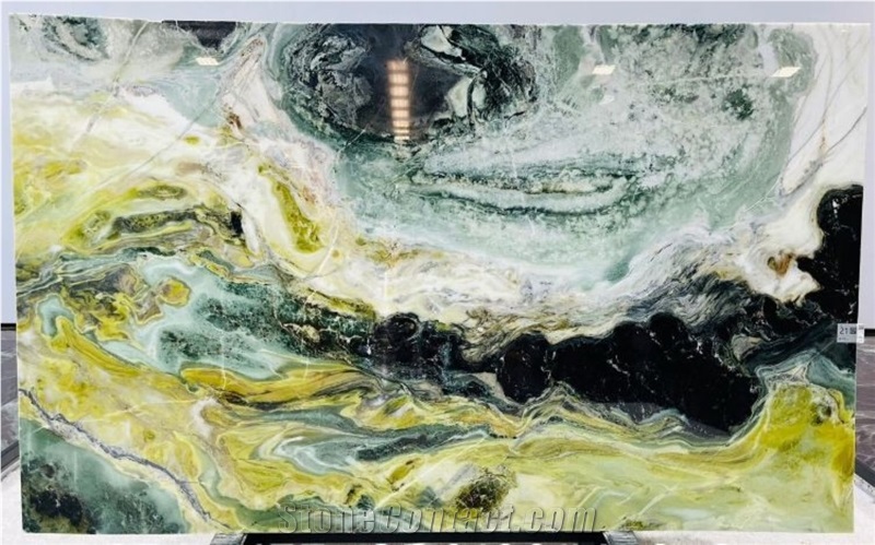 Dreaming Jade Green Marble Slabs