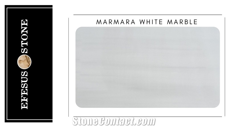 Marmara White Marble Slab Tiles