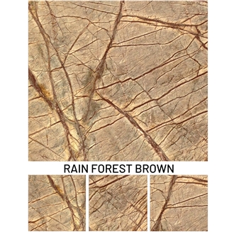 Rainforest Brown Marble Slabs