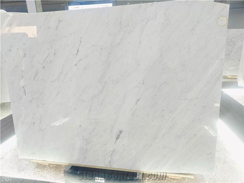 Bianco Carrara B Marble Slabs