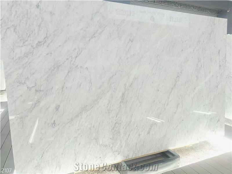 Bianco Carrara B Marble Slabs
