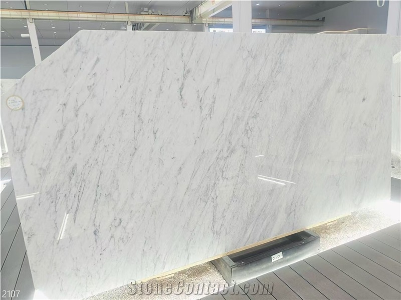Bianco Carrara B Marble Slabs