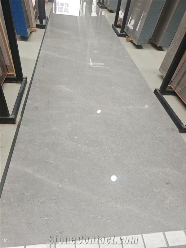 Caesar Grey Marble Slabs, Yunnan Gray Marble