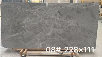 Marino Grey Marble Slabs, Silver Gray Stone Home Tile