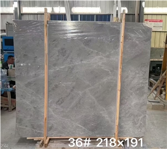Marino Grey Marble Slabs, Silver Gray Stone Home Tile