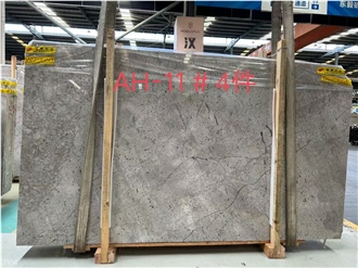 Silver Shadow Marble Slabs, Polished