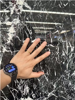 China Shaoyang Black Marble Polished Sabs