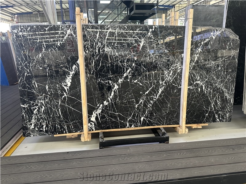 China Shaoyang Black Marble Polished Sabs