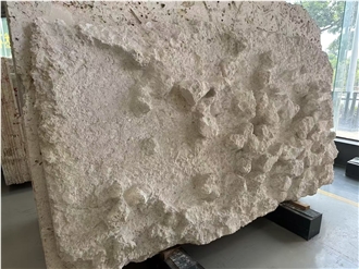 Guatemala Beige Coral Stone Machine Cut Slabs