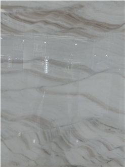 Italy Bianco Lasa Polished Marble Slabs