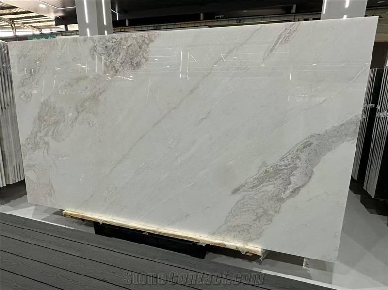 Namibia Aus White Polished Marble Slabs