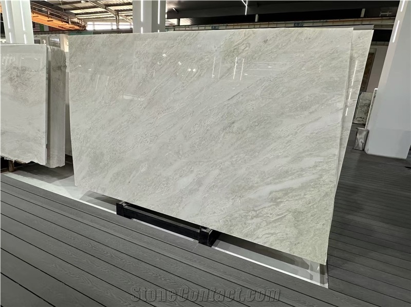 Namibia Aus White Polished Marble Slabs