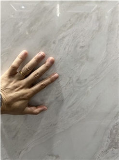 Namibia Aus White Polished Marble Slabs