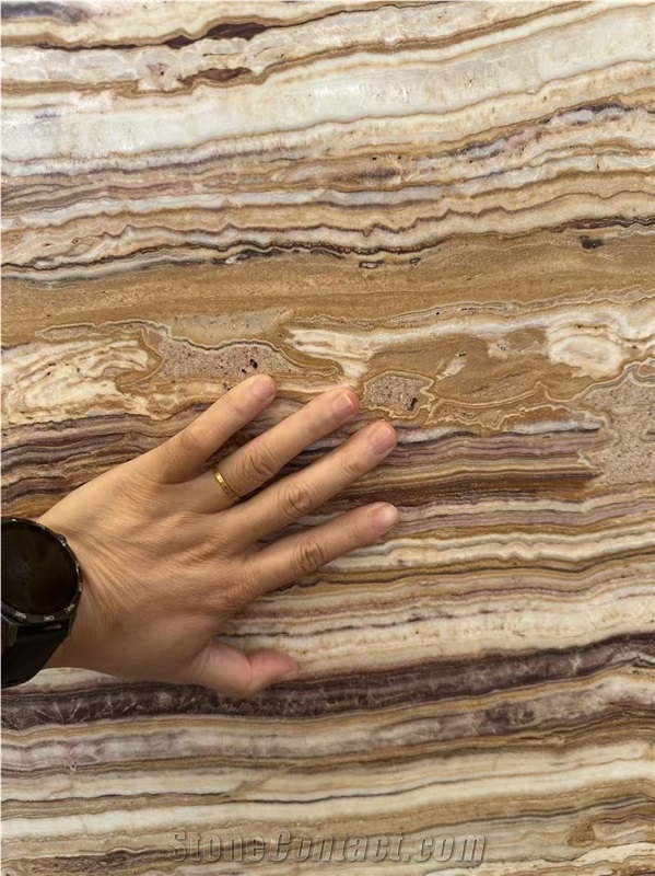 Turkey Picasso Brown Onyx Slabs