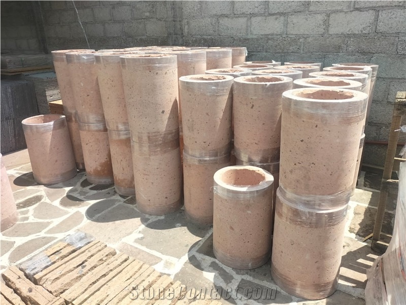 Naranja Cantera Stone Column Shafts