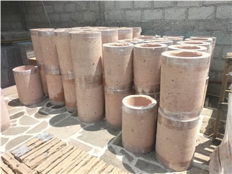 Naranja Cantera Stone Column Shafts