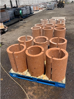 Naranja Cantera Stone Column Shafts