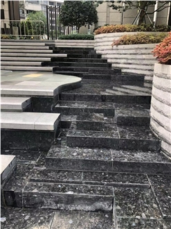 Custom Volga Blue Granite Slabs