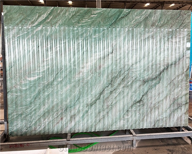 Gaya Quartzite Grooved Slabs, Wall Panels