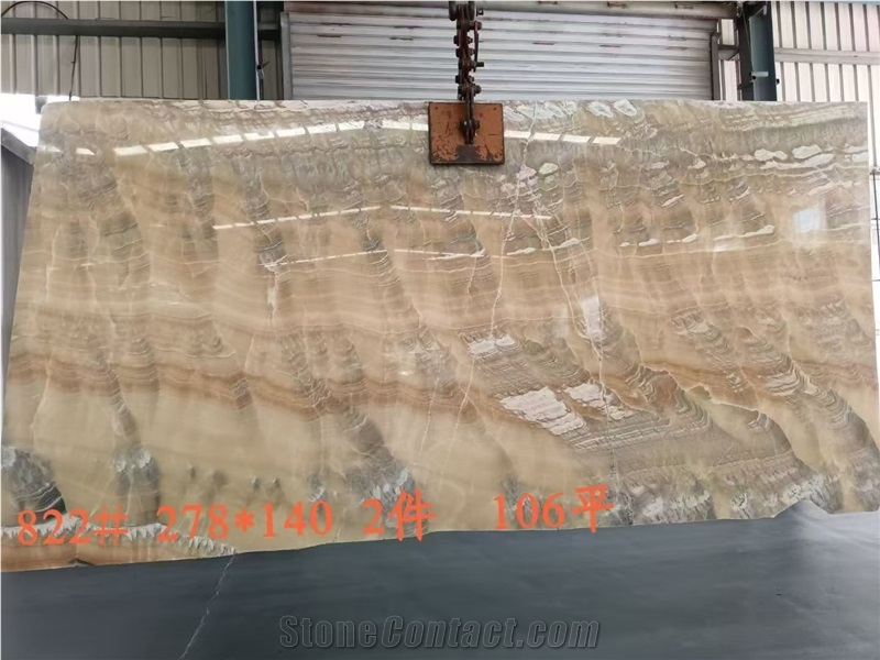 Grey Bubble Onyx Slabs