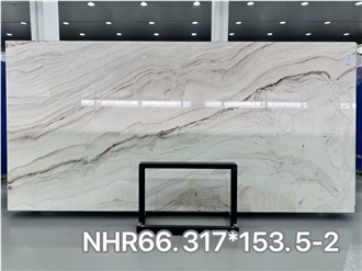 Italy Palissandro White Marble Slabs