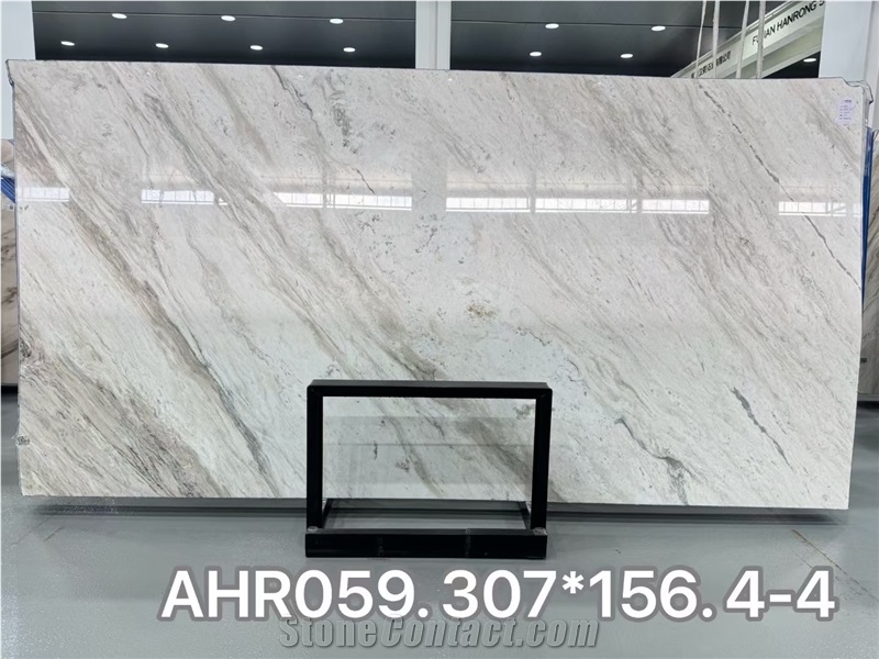 Italy Palissandro White Marble Slabs